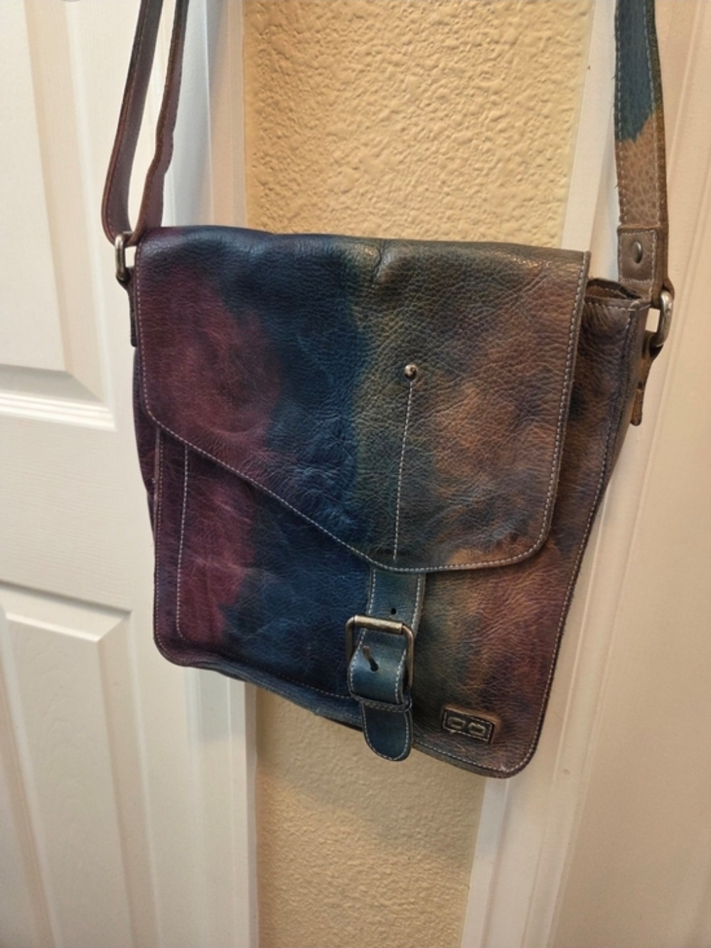 Repost: Bed Stu Moody Blues Leather Crossbody Bag - Picture 2 of 5